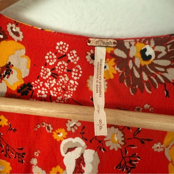 Free People Jess Floral Wrap Maxi Dress Flower - Picture 11 of 15